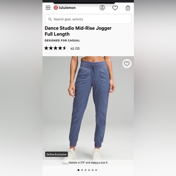 Lululemon Dance Studio Mid-Rise Jogger - Picture 14 of 14